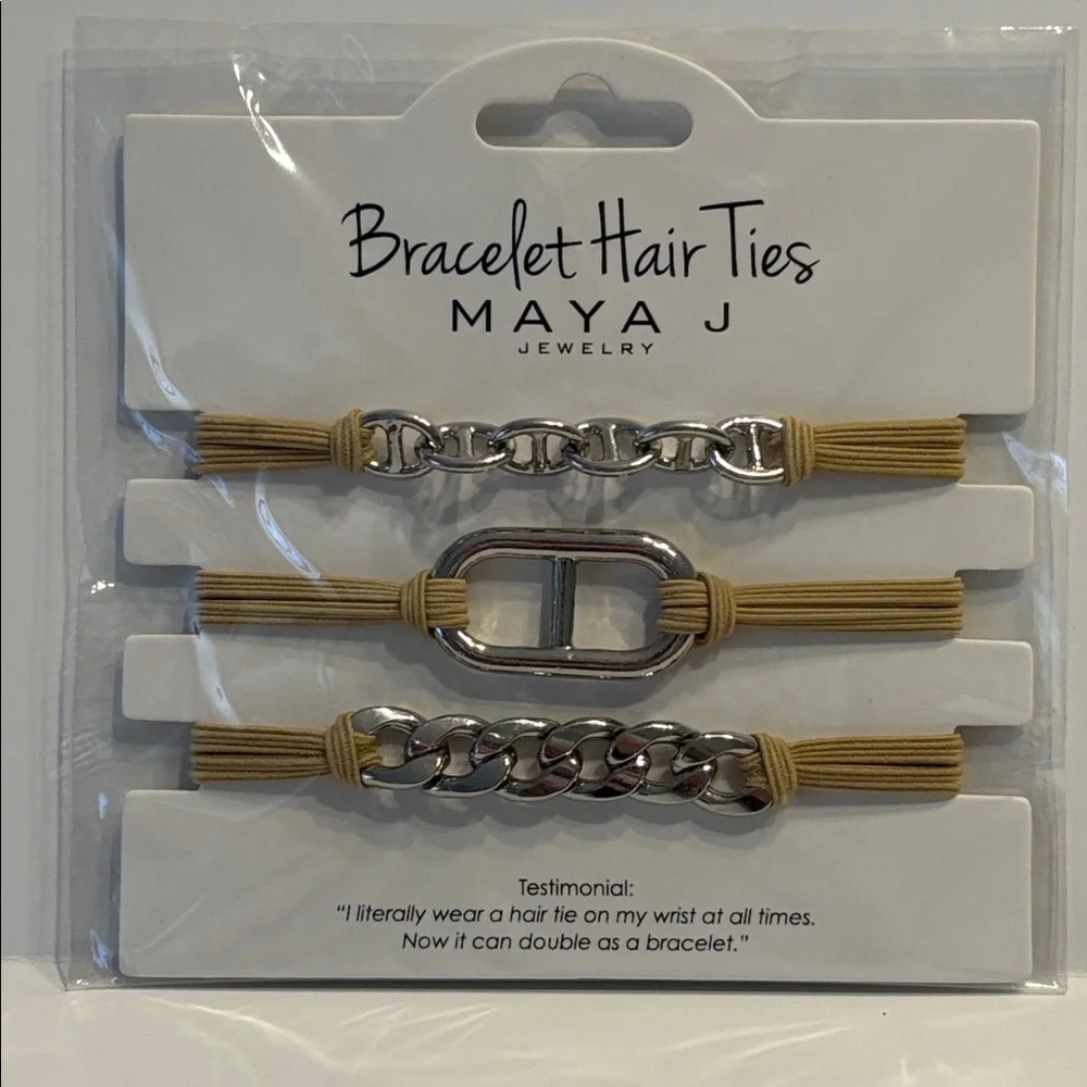 Maya J Bracelet Hair Ties Set of 3